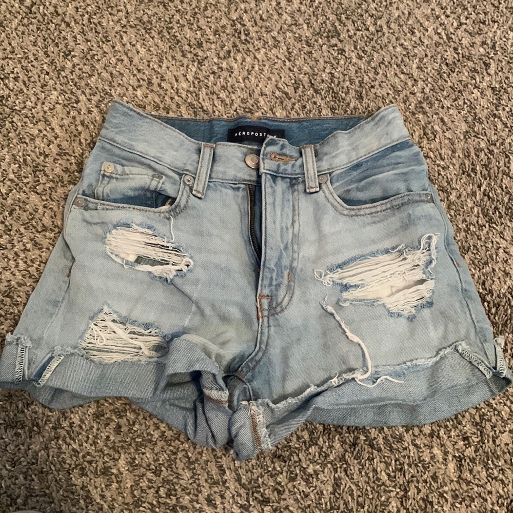 Denim Aeropostale shorts